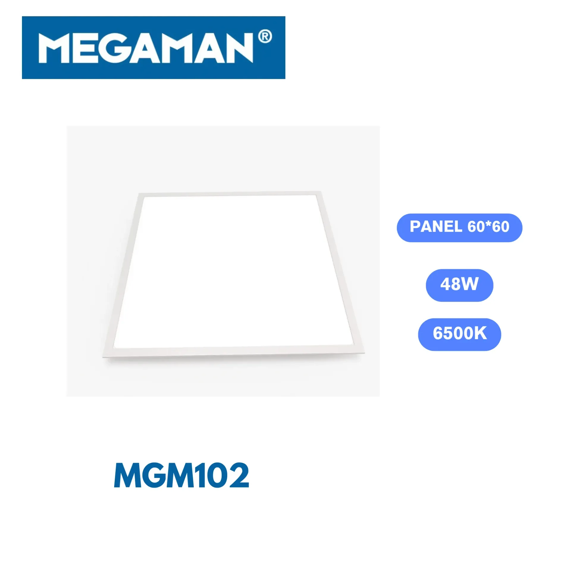 [MGM102] Panel Led 60x60 48w 6500k Berto Megaman (6pcs/ct)
