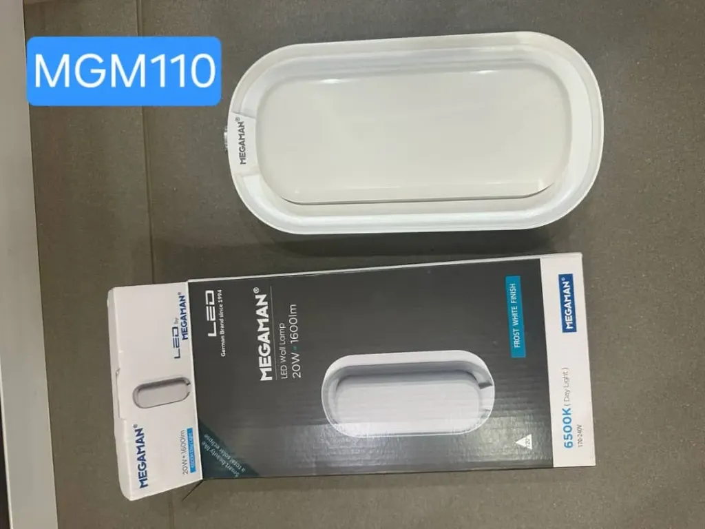 [MGM110] Globe etanche led oval 20w 6500k Cody Megaman (20pcs/ct)