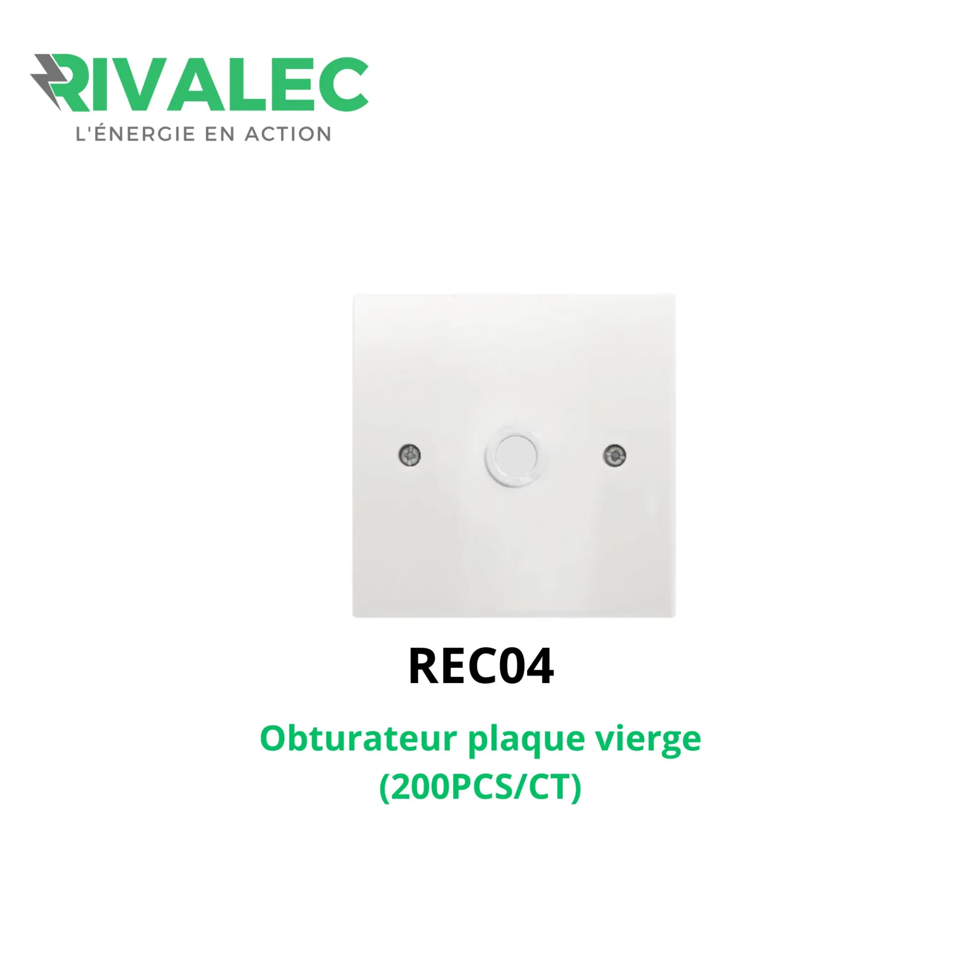 [REC04] Plaque vierge RIVALEC Y4223/20A (200pcs/ct)