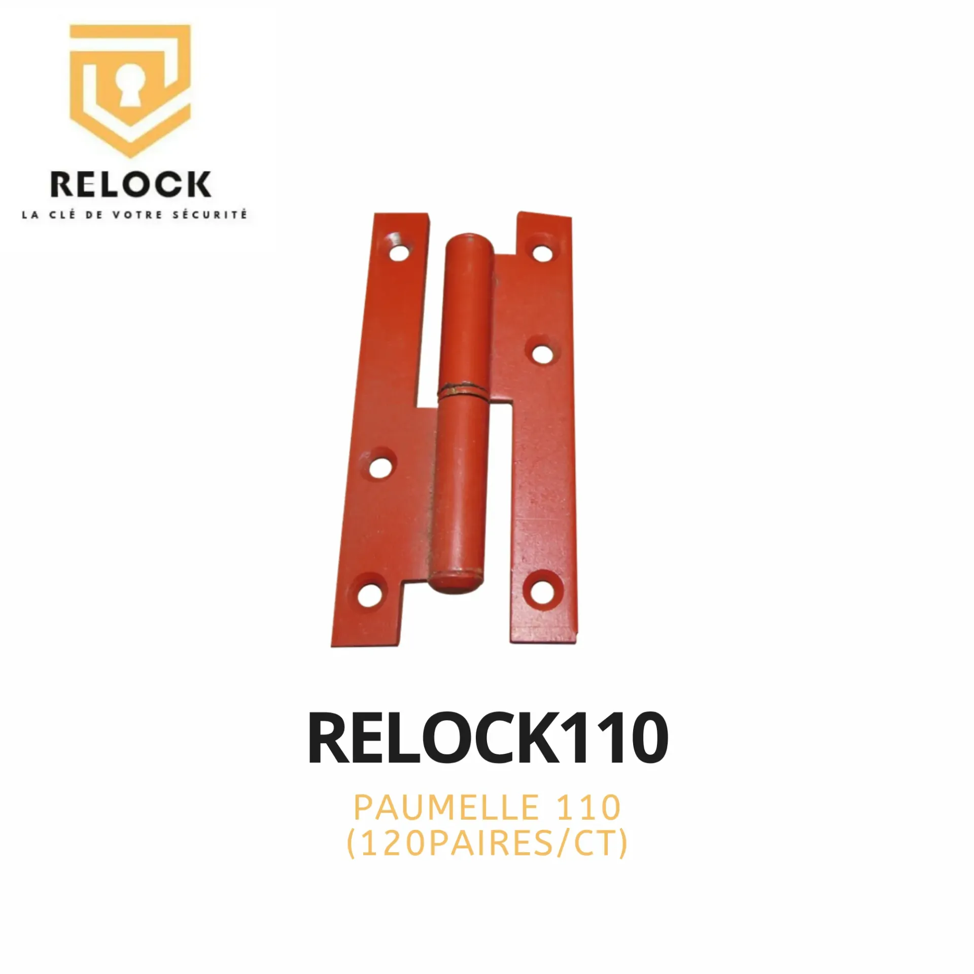 [RELOCK110] CTN Paumelle 110 RELOCK (120paires/ctn)