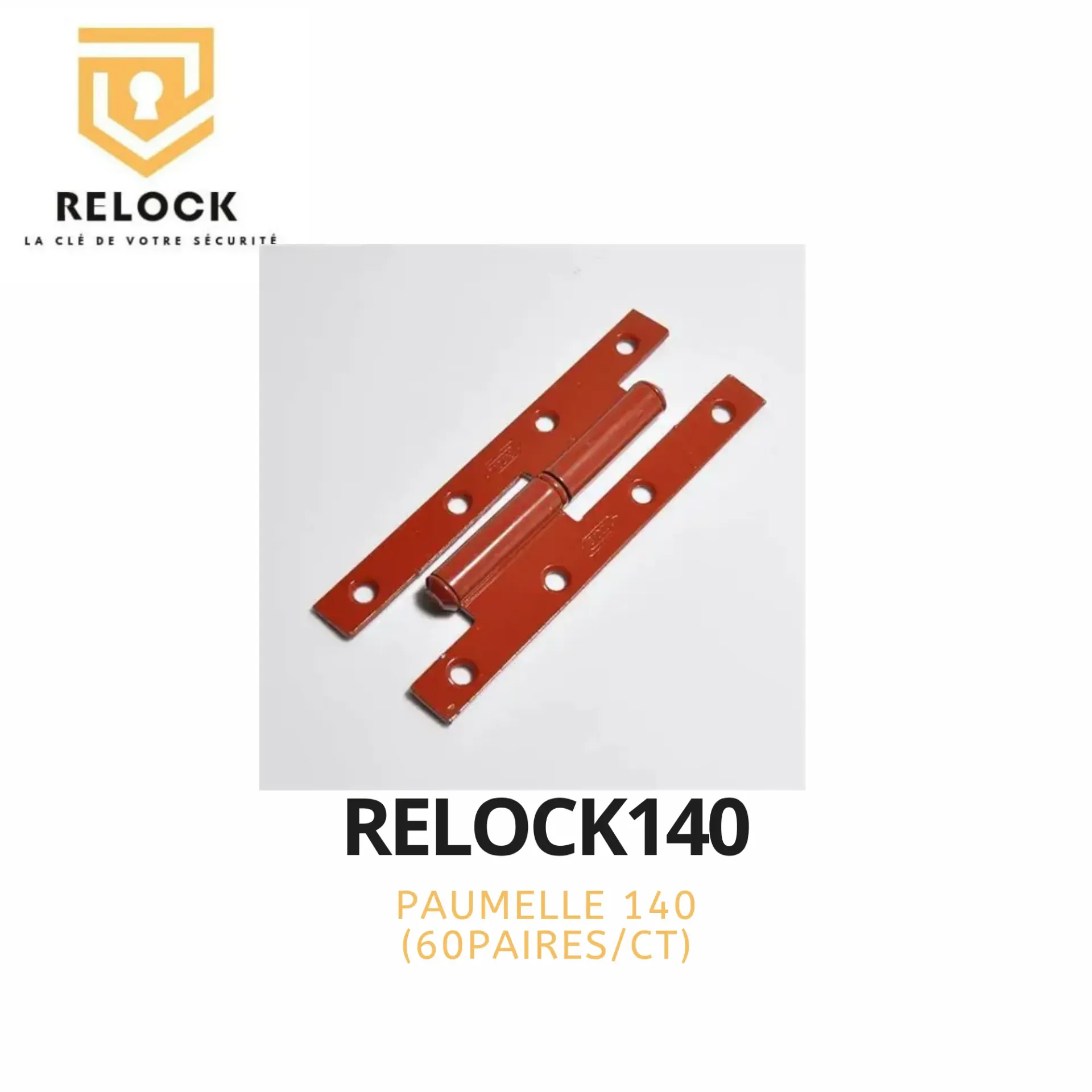 [RELOCK14] CTN PAUMELLE 140 ROUGE RELOCK (60 PAIRES)
