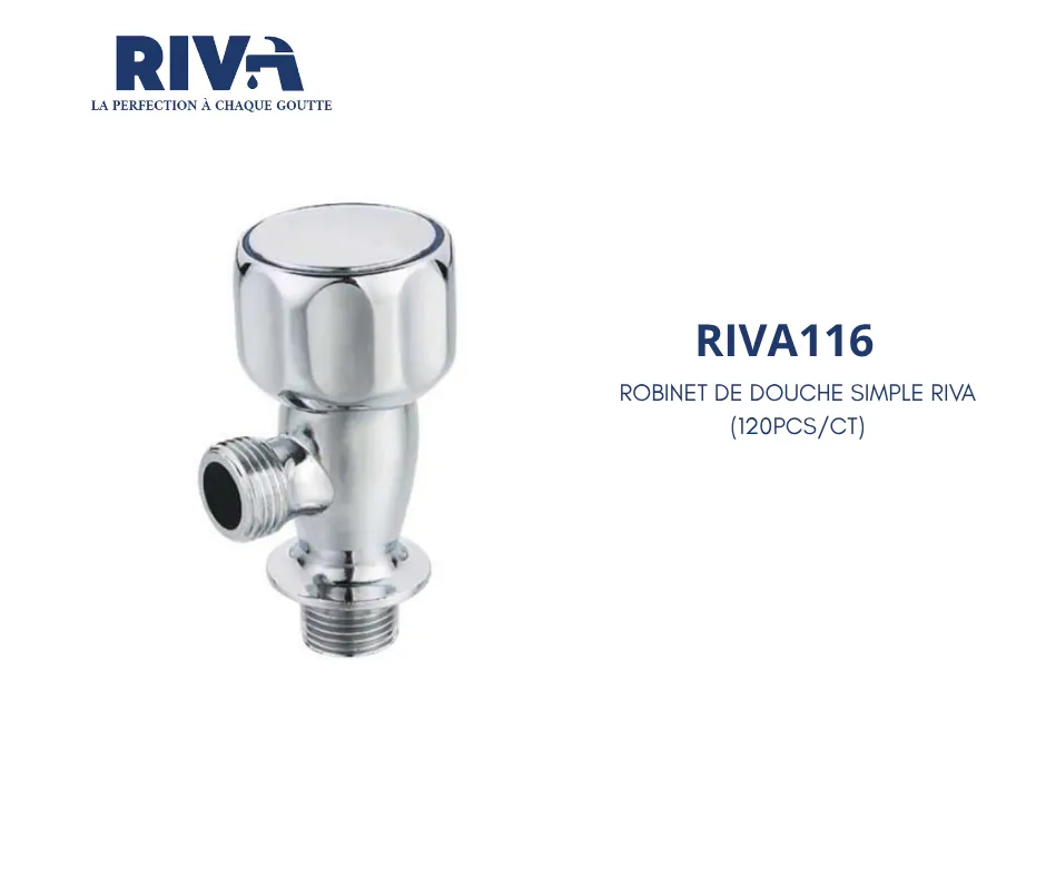 [RIVA116] Robinet de douche simple Riva (120pcs/ct)