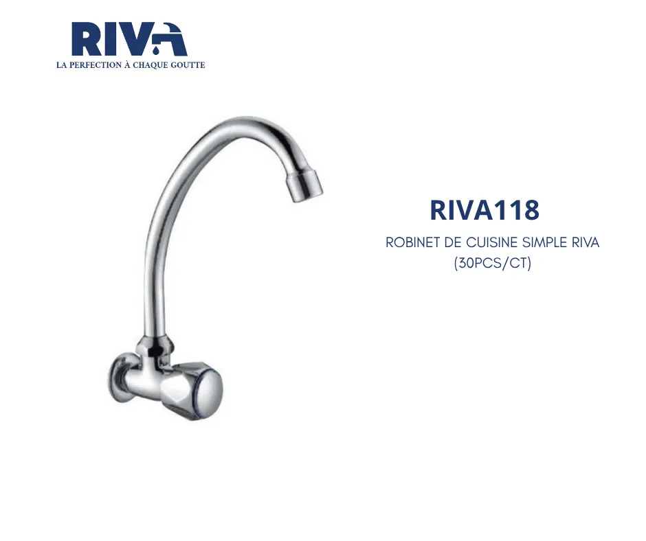[RIVA118] Robinet de cuisine simple Riva (30pcs/ct)