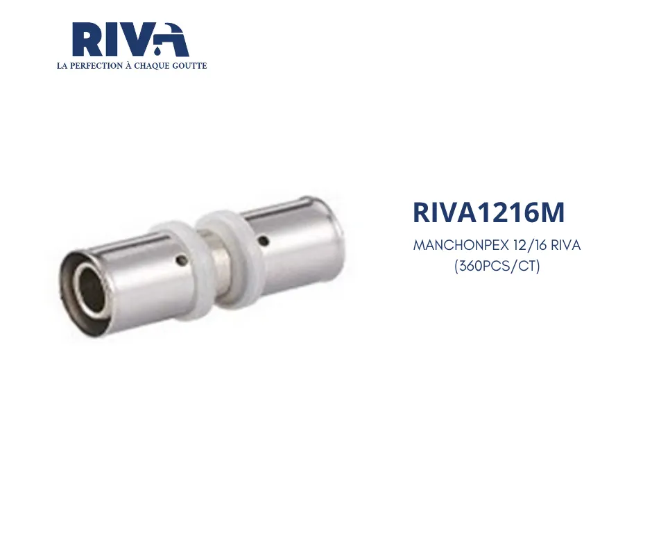 [RIVA1216M] Manchon pex 12/16 RIVA (360 pcs/ct)