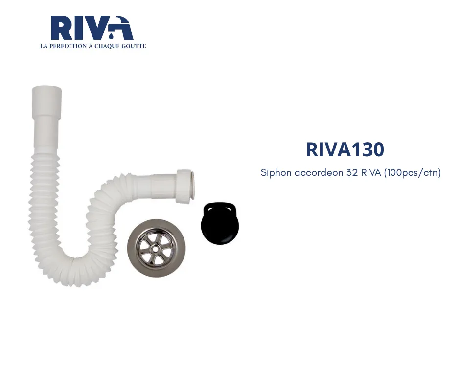 [RIVA130] Siphon accordeon 32 RIVA (100pcs/ctn)