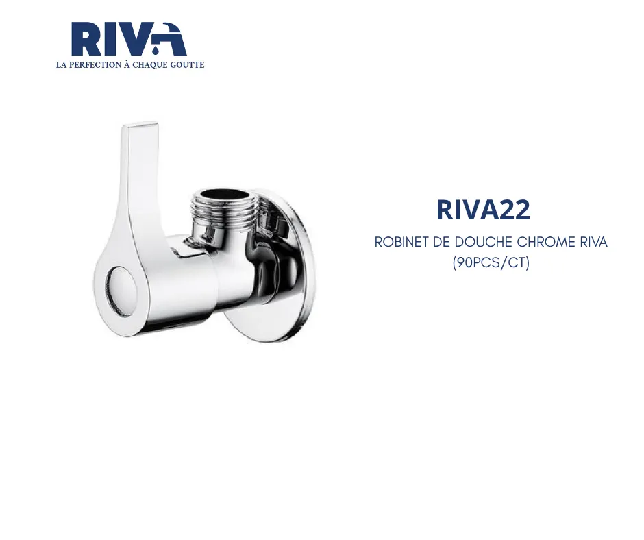[RIVA22] ROBINET DE DOUCHE CHROME RIVA (90PCS/CT)