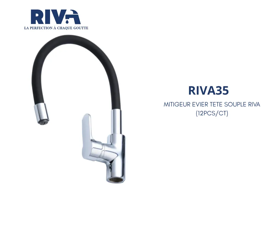 [RIVA35] MITIGEUR EVIER TETE SOUPLE RIVA(12PCS/CT)