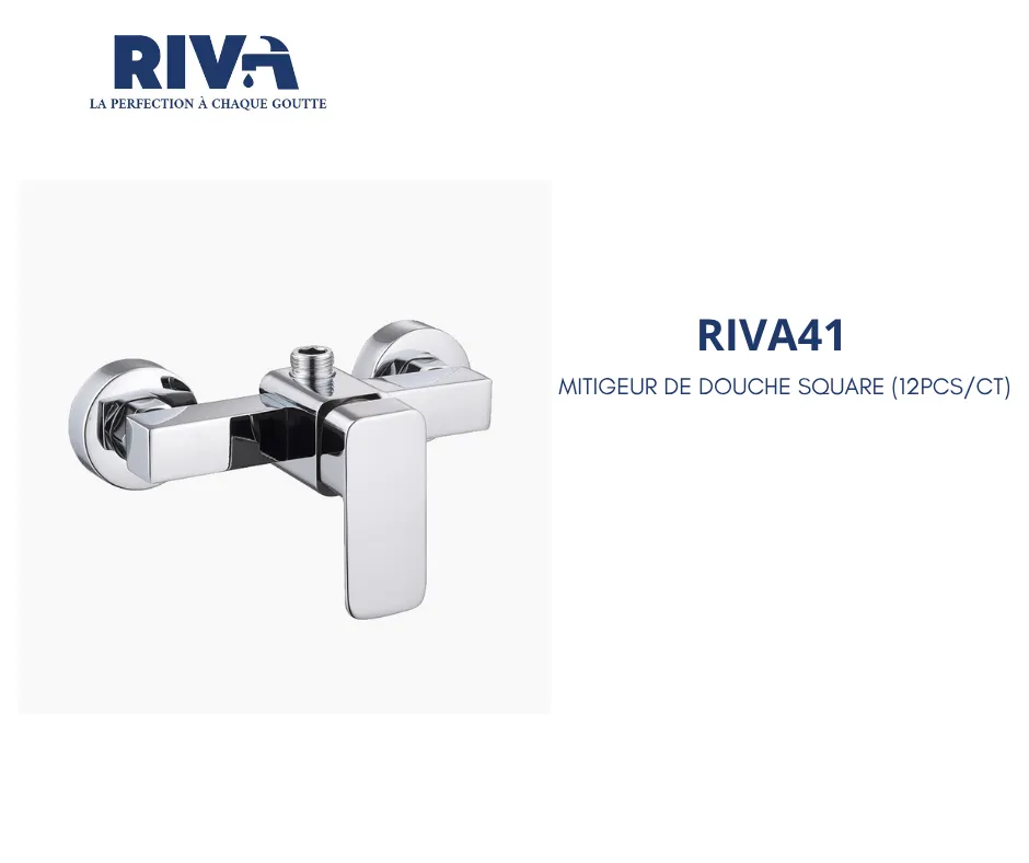 [RIVA41] MITIGEUR DE DOUCHE SQUARE RIVA 41 (12PCS/CT)