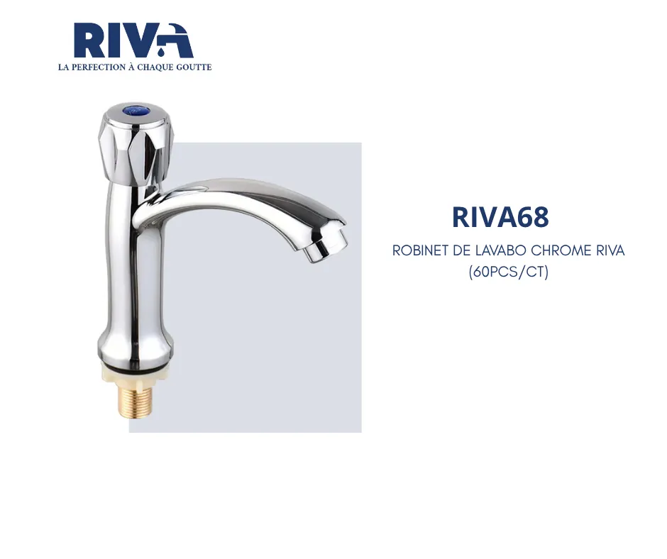 [RIVA68] ROBINET DE LAVABO SIMPLE RIVA 68 (60PCS/CT)
