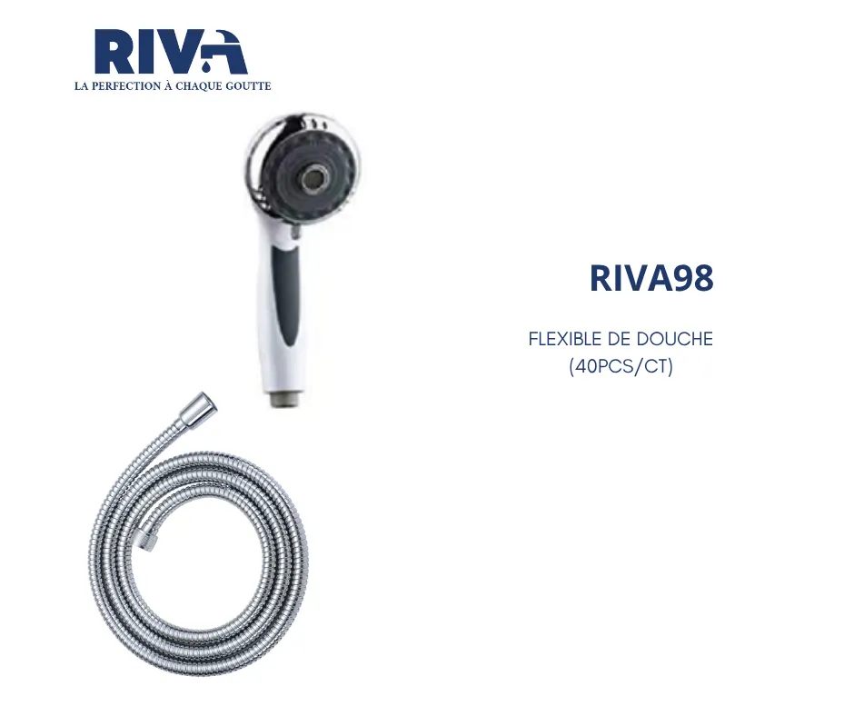 [RIVA98] FLEXIBLE DE DOUCHE SAC RIVA 98 (40PCS/CT)