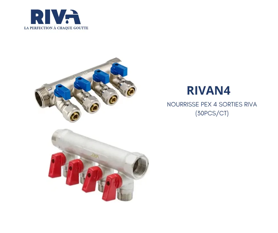 [RIVAN4] Nourisse pex 4 sorties RIVA (30PCS/CT)