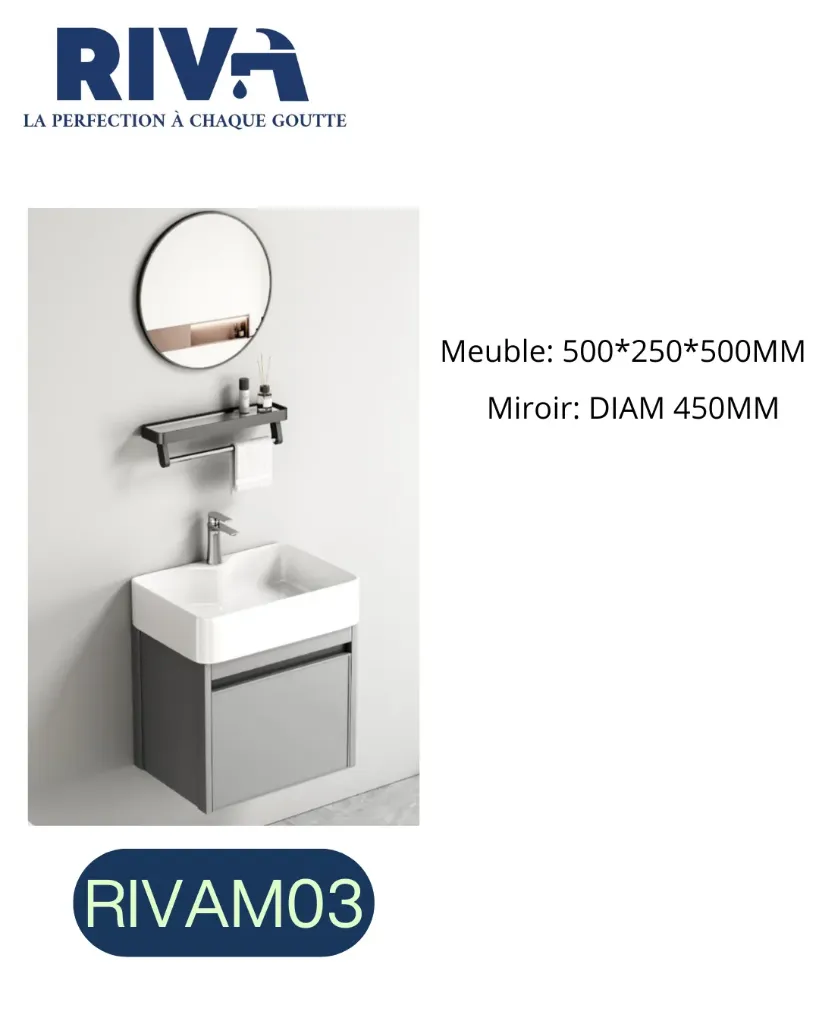 [RIVAM03] Meuble de douche en alu 146-50